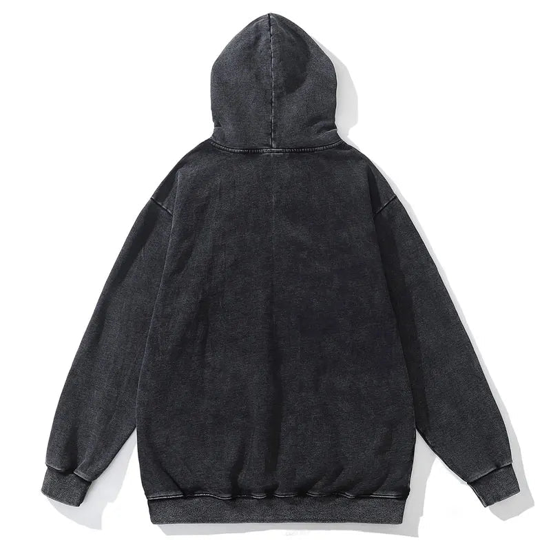 Vintage Hoodie Streetwear Y2K Hip Hop Japanese Anime Girl Print Oversized Hooded Sweatshirt Harajuku Fashion Punk Goth Pullover Street King Limited