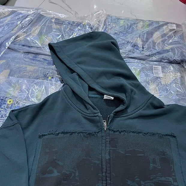 Cloth craft hooded zipper sweater jacket Street King Limited