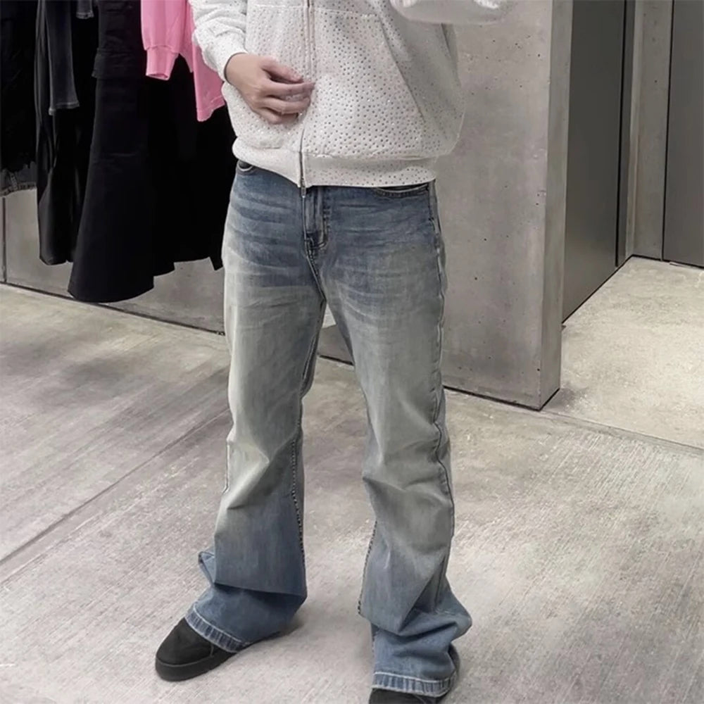 high street washed y2k baggy jeans for men and women straight pockets ropa homber pantalones denim trousers oversized cargos utility cargo pants