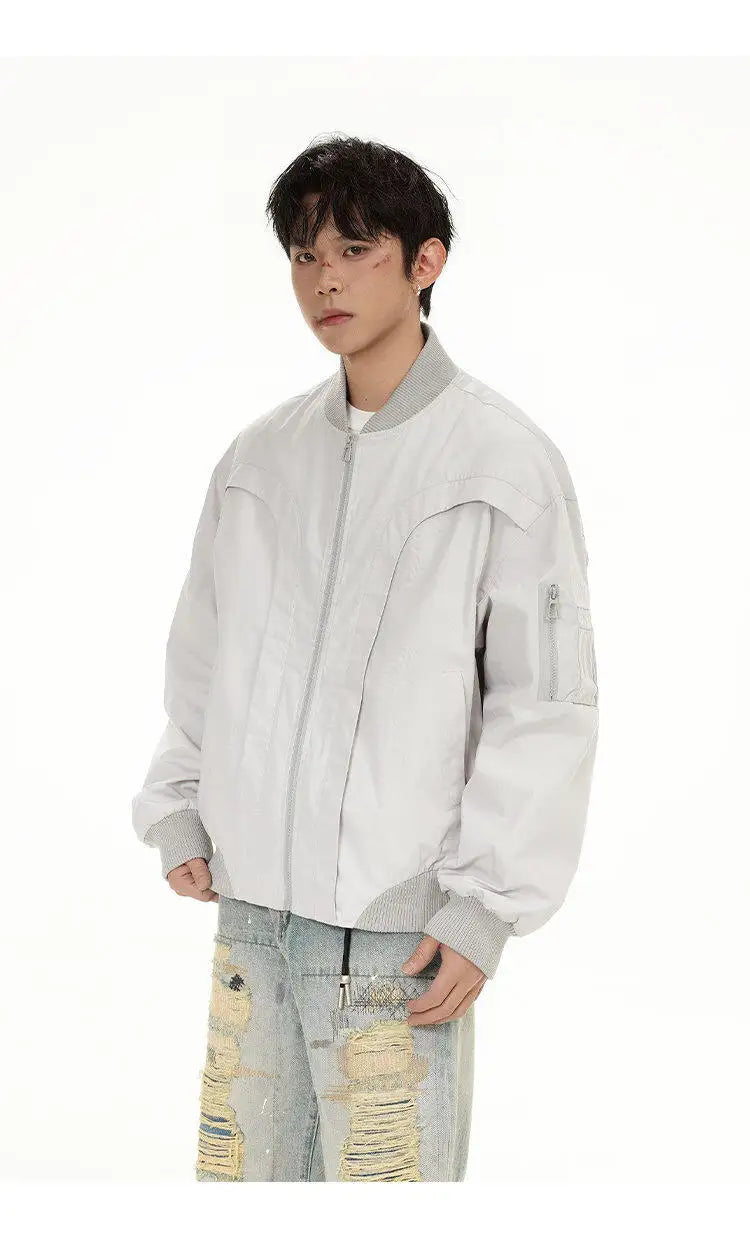 spring autumn cleanfit bomber jacket men streetwear fashion loose casual hip hop short cargo motorcycle jacket women coat unique cargo style 471