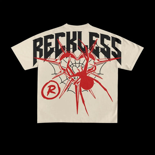New spider Print graphic t shirts 2023 pro choice American y2k tops high quality cotton oversized t shirt harajuku men clothing Street King Limited