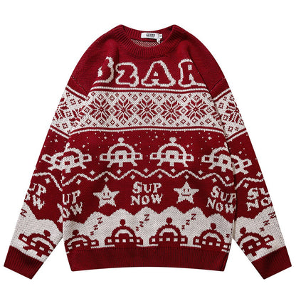 "Sup Now" Unisex Men Women Streetwear Graphic Sweater Daulet Apparel