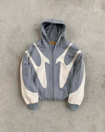 Harajuku Autumn and winter high quality men fashionable warm hoodie Y2k high street couple loose sweatshirt zipper hoodie Street King Limited