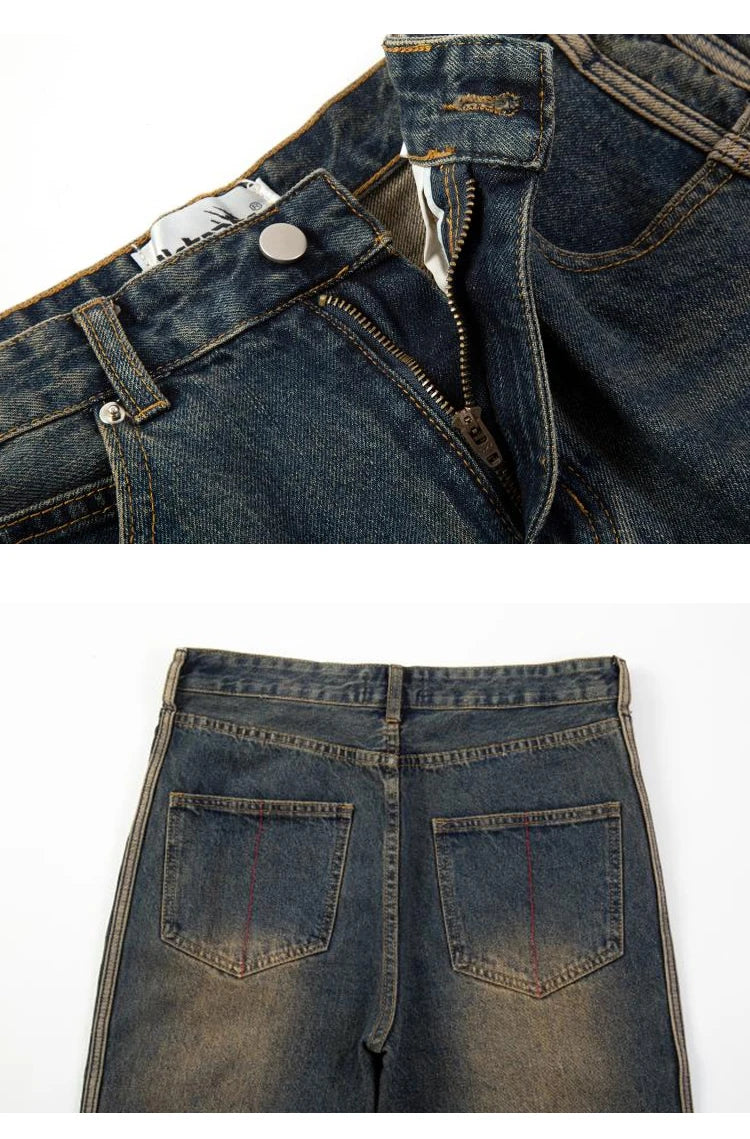 high street vibe washed striped flared jeans dark blue distressed jean casual side stripes slim micro flared jeans pants male unique jeans style 1670