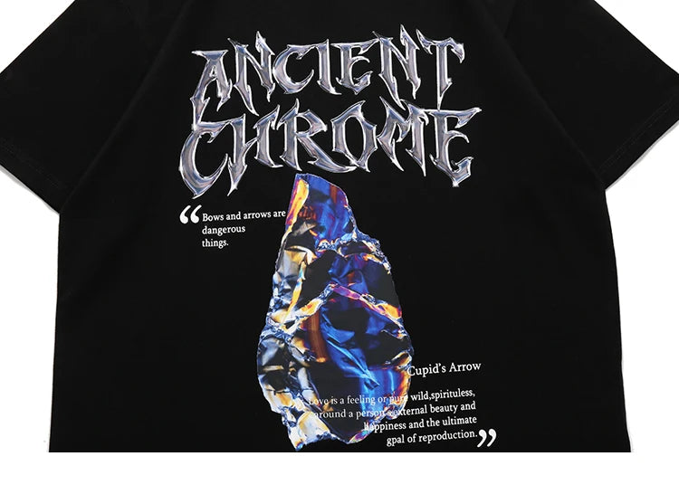 2023 Men Hip Hop Streetwear T-Shirt Harajuku Letter Graphic Printed Tshirt Summer Short Sleeve T Shirt Cotton Casual Tops Tees Street King Limited