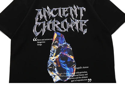 2023 Men Hip Hop Streetwear T-Shirt Harajuku Letter Graphic Printed Tshirt Summer Short Sleeve T Shirt Cotton Casual Tops Tees Street King Limited