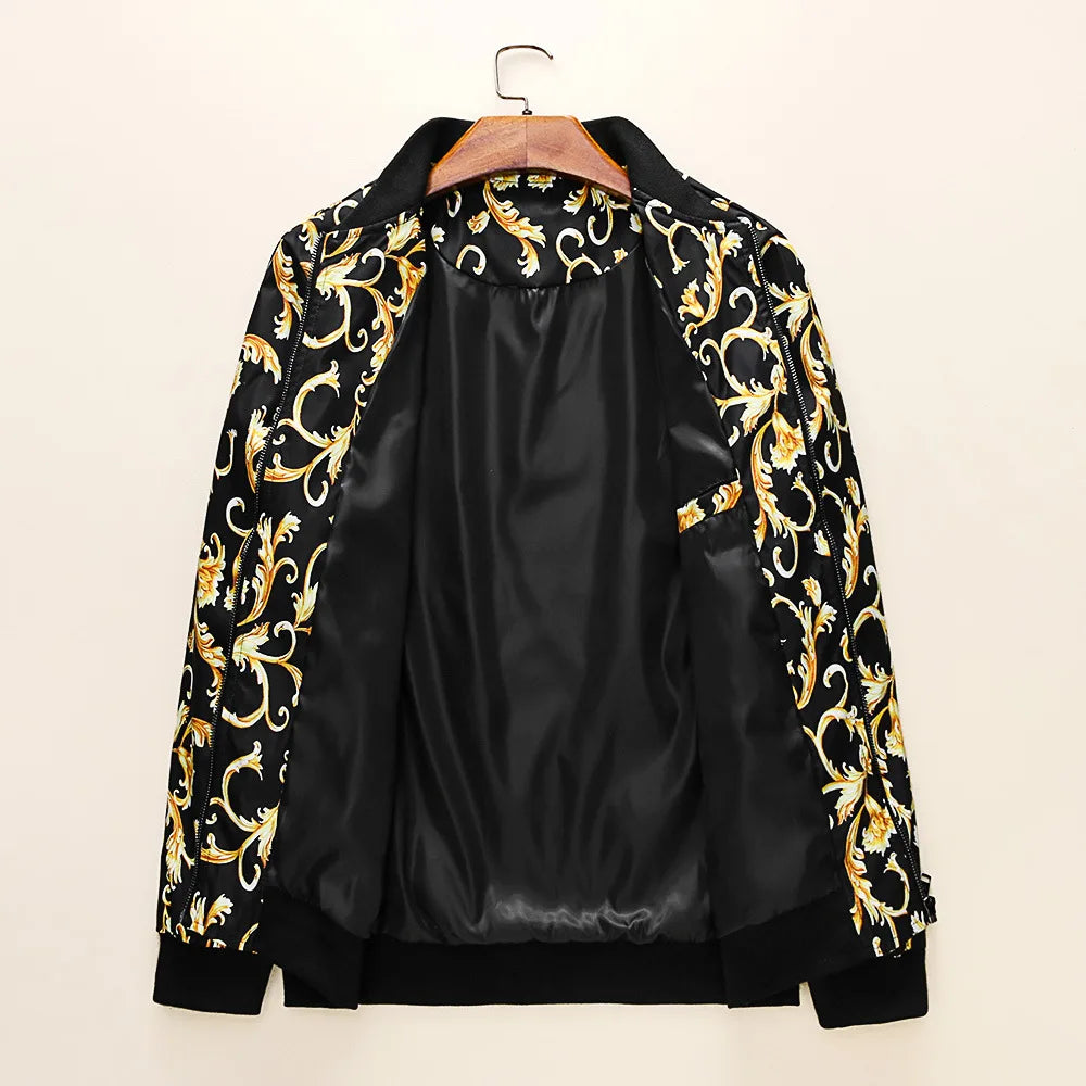 new 2023 luxurious gentleman men 3d flowers heavy baseball coats jackets abstract digital coat warm 431 menswear bottoms