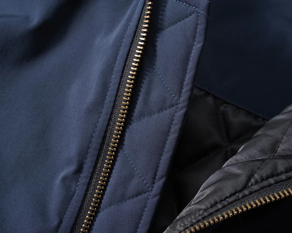 streetwear solid color baggy winter thick outwear jackets for men lapel casual loose windbreaker cotton padded clothes oversized 1 minimalist street pants