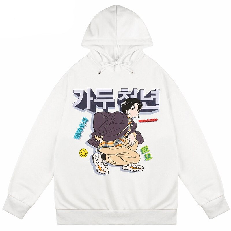 "Blue Magic" Unisex Men Women Streetwear Graphic Hoodie Daulet Apparel