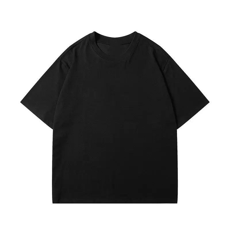 Heavy 260g American high street skull print loose summer 2024 new men and women couple round neck T-shirt short sleeves y2k tops Street King Limited