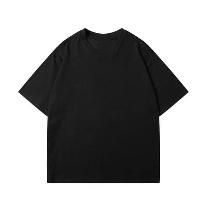 Heavy 260g American high street skull print loose summer 2024 new men and women couple round neck T-shirt short sleeves y2k tops Street King Limited