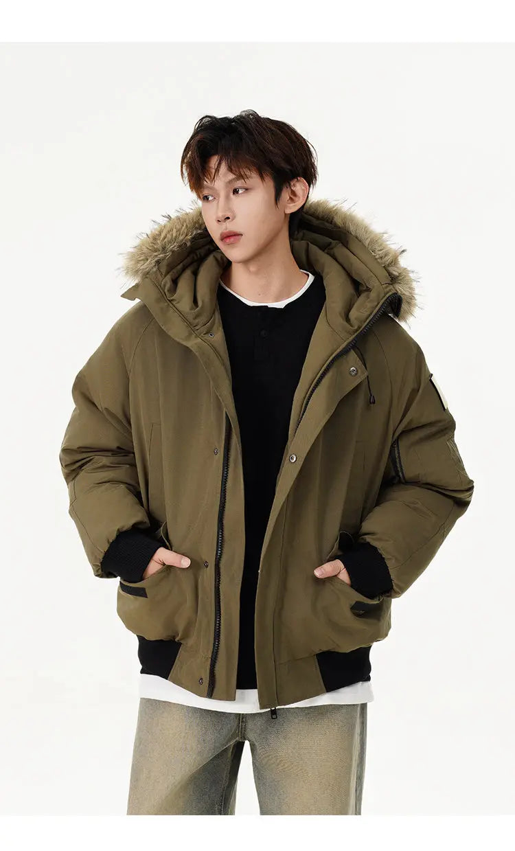 men winter streetwear loose casual fashion cotton padded hooded parkas bomber jacket women oversize thicken coat outerwear unique default style 979