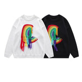 "Fallen Rainbow" Unisex Graphic Men Women Streetwear Sweater Daulet Apparel