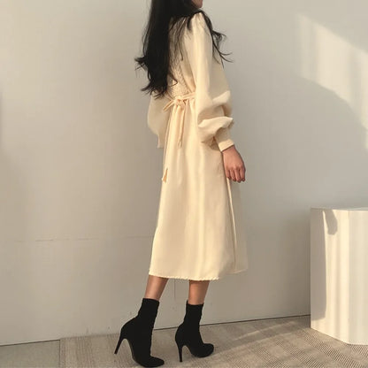 Winter Dress Long Elegant Splicing Stripes Y2k Knitted Dress Women Koean Fashion Long Sleeve Dresses Female Club Party Vestidos Street King Limited