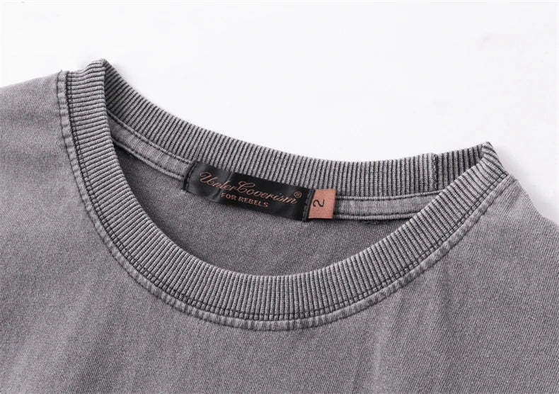 High New Novelty Men Undercover Captions T Shirts kanye T-Shirt Hip Hop Skateboard Street Cotton T-Shirts Tee Top Top #U7 Street King Limited