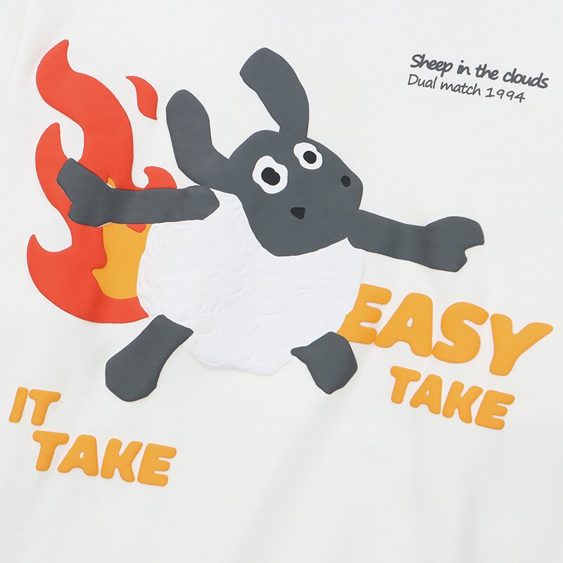 "Take It Easy" Unisex Men Women Streetwear Graphic Hoodie Daulet Apparel