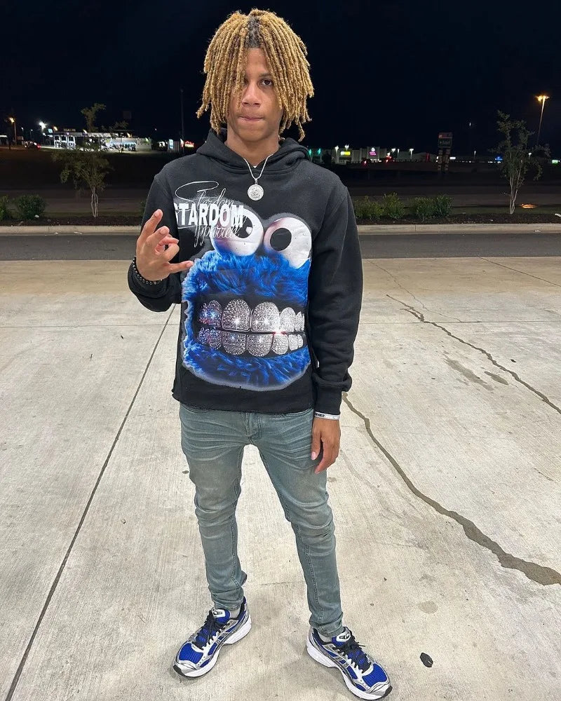 2024 Y2k American Street Fashion Brand Casual Anime Print Oversized Hoodie Men Harajuku Hip-hop Retro All-match Pullover Women Street King Limited