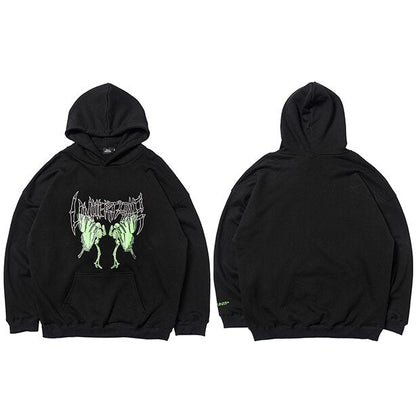 "Dance All Night" Unisex Men Women Streetwear Graphic Hoodie Daulet Apparel