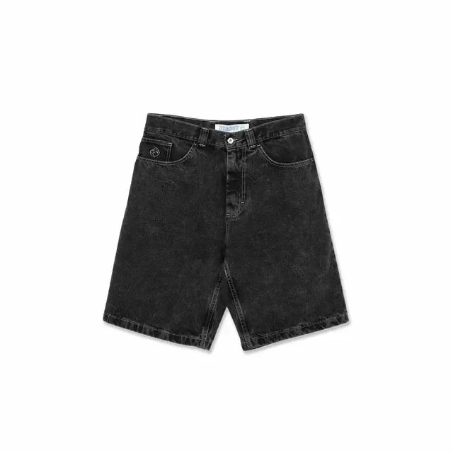 retro deep blue polar big boy baggy jeans mens women gothic wide leg trouser y2k hip hop cartoon embroidery streetwear jeans unique jeans style 3876