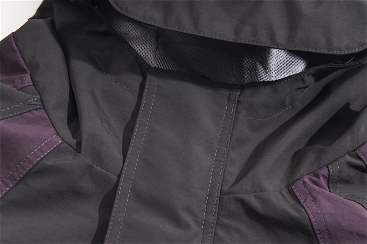 2024 new grai lz brand fashion solid high street muti functional interchange jacket unique default style 100