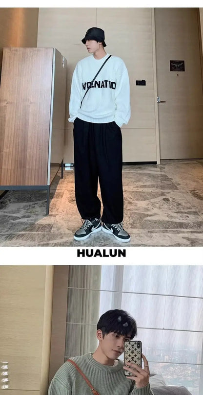 Korean Basic Ins Solid Color Stand-up Collar Vest for Men Autumn and Winter Thickened Versatile Y2K Warm Sleeveless Jacket Street King Limited