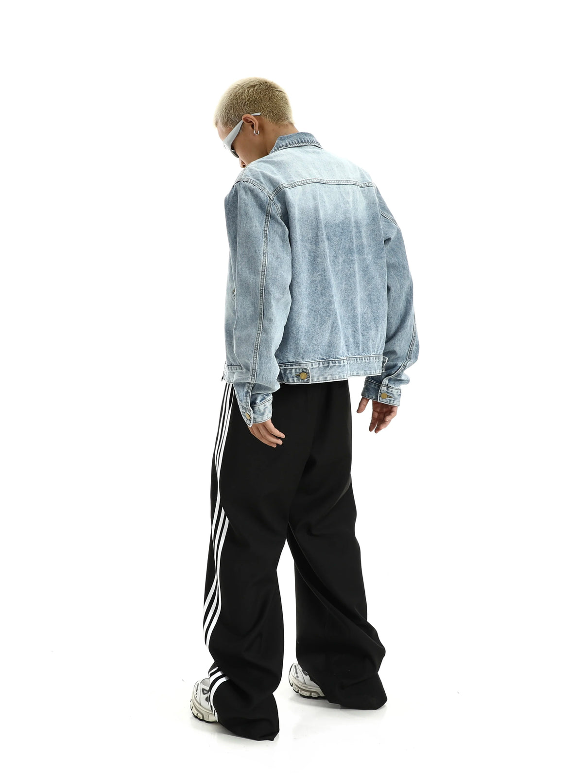 wide shoulder harajuku denim jacket coat mens fashion hip hop distressed washed jeans outerwear casual streetwear jeans jackets unique jeans style 3980