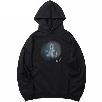 "Caught In The Mist" Unisex Men Women Streetwear Graphic Hoodie Daulet Apparel