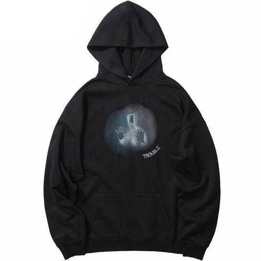 "Caught In The Mist" Unisex Men Women Streetwear Graphic Hoodie Daulet Apparel