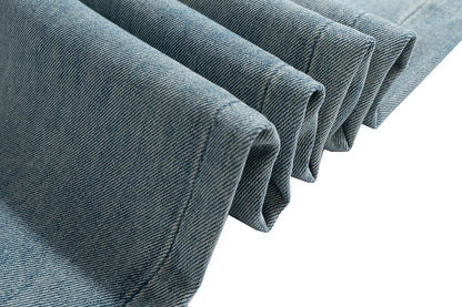 vintage washed blue solid boot cut for men and women straight baggy denim trousers ropa hombre loose casual flare jeans pants unique jeans style 2189