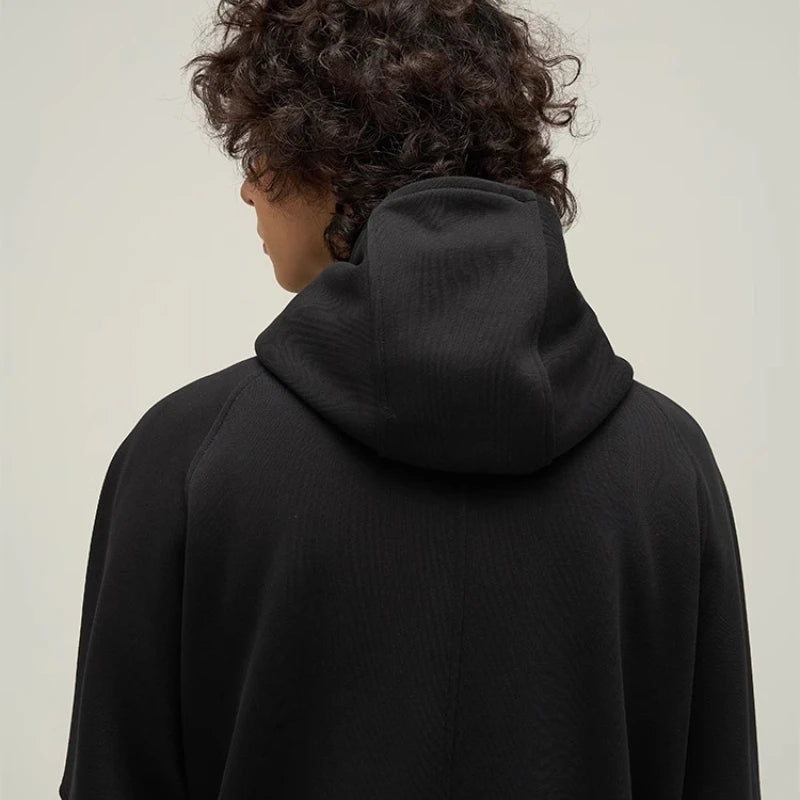 street letter embroidered jacket mens punk harajuku stand collar hooded sweatshirt zipper simplicity casual coats oversized unique default style 3892