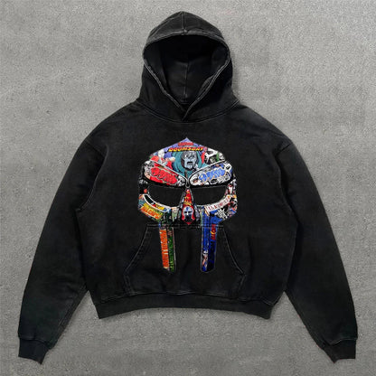 Harajuku Oversized Gothic Letter Print Hoodies Women Streetwear Sweatshirt Y2k Tops Gothic Clothes Grunge Hoodie Women Clothing Street King Limited