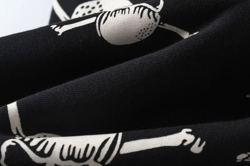 new 2023 hot luxury men classic skull head black saint comfortable cotton parkour sweat casual pants sweatpants 710 unique joggers style 4244