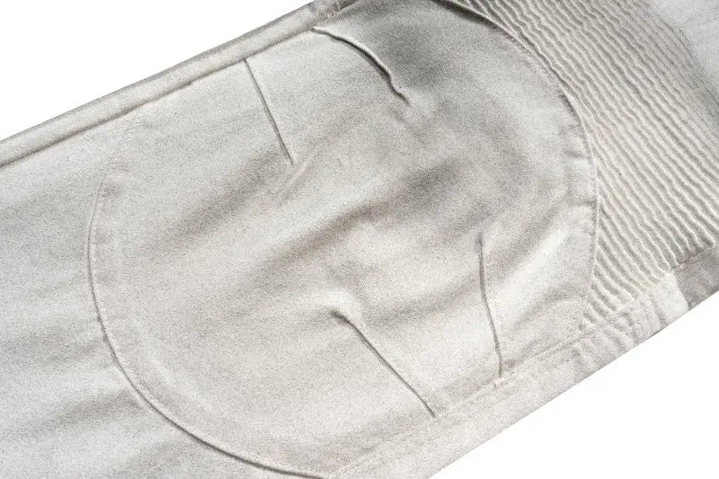 pleat patchwork dir wash racing pants mngu washed distressed white straight overalls dirfit loose trousers unique default style 1346