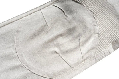 pleat patchwork dir wash racing pants mngu washed distressed white straight overalls dirfit loose trousers unique default style 1346