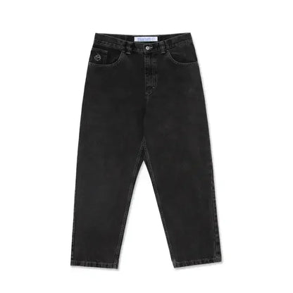 hip hop polar big boy jeans streetwear cartoon embroidery y2k pants vintage blue baggy jeans mens womens high waist wide trouser unique jeans style 4113