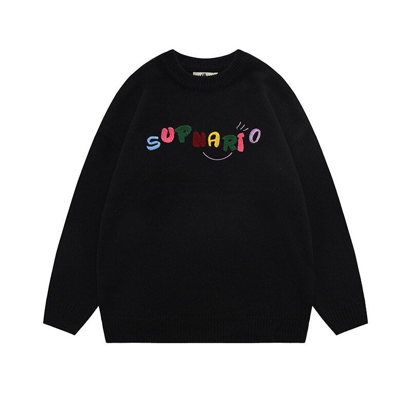 "Wanna Stay Young" Unisex Men Women Streetwear Graphic Sweater Daulet Apparel