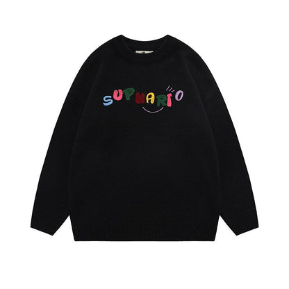 "Wanna Stay Young" Unisex Men Women Streetwear Graphic Sweater Daulet Apparel