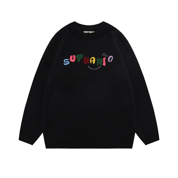 "Wanna Stay Young" Unisex Men Women Streetwear Graphic Sweater Daulet Apparel