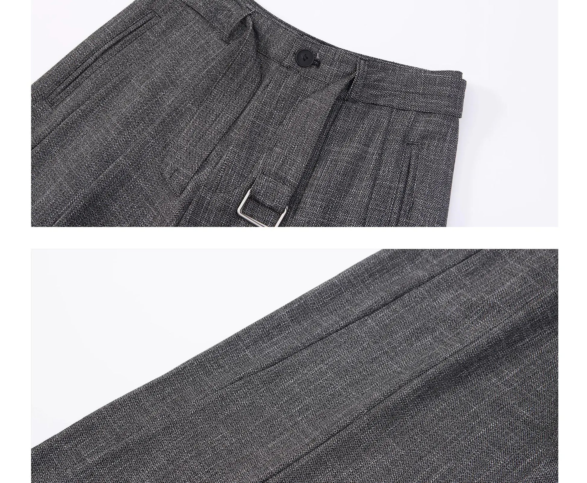 men women streetwear fashion loose casual belt wide leg suit pant boyfriend straight trousers baggy pants menswear bottoms