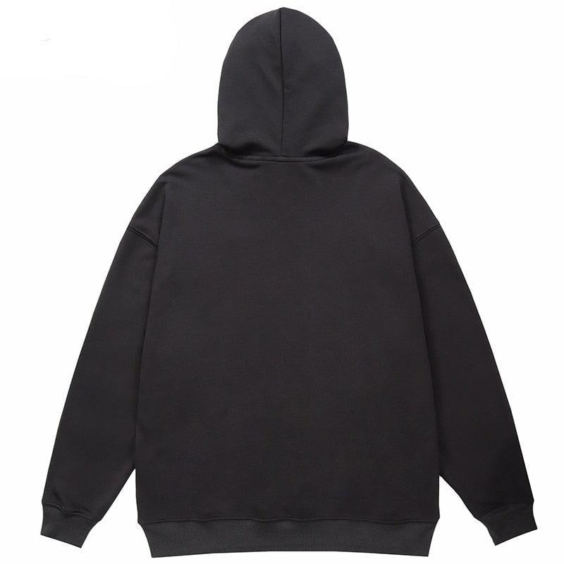 "Black Market" Unisex Men Women Streetwear Graphic Hoodie Daulet Apparel