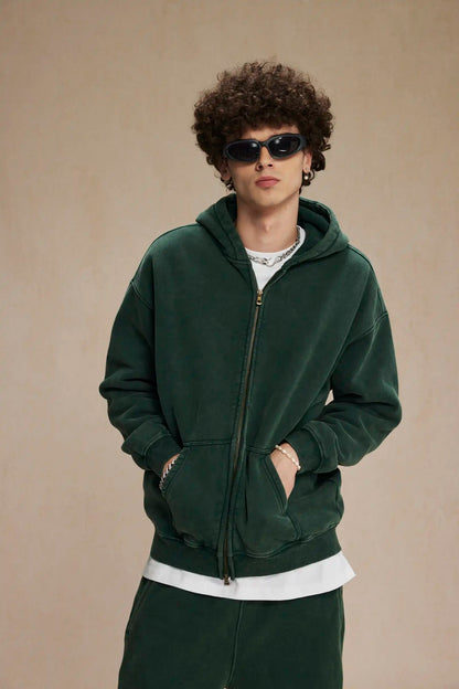 Batik fleece zippered hoodie Street King Limited