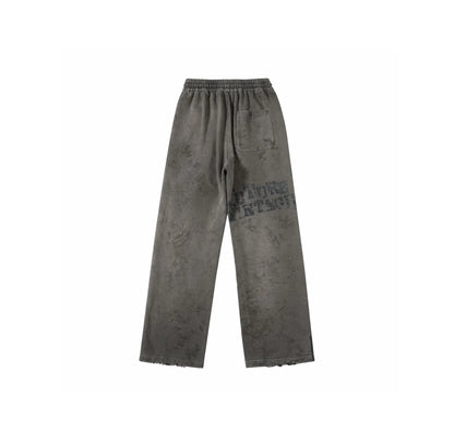 new arrival ssaint louis dirty old graffiti printed drawstring sanitary pants casual sport pants unique default style 4669