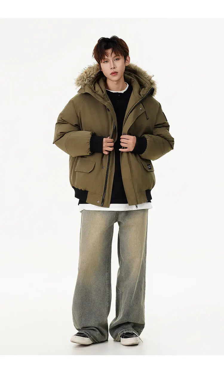 men winter streetwear loose casual fashion cotton padded hooded parkas bomber jacket women oversize thicken coat outerwear unique default style 978