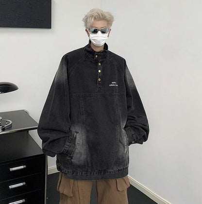 Harajuku Y2K Black Pullover Hoodie Vintage Punk Men Casual Hoodie American Gothic Fashion Couple Oversized Casual sweatshirt Street King Limited