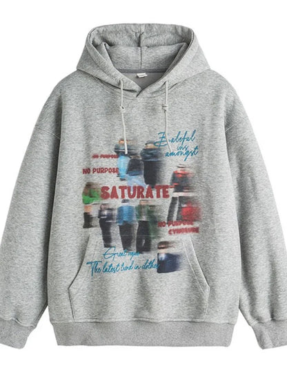Skatercore Flame Bold Hoodie Layered Streetwear Staple