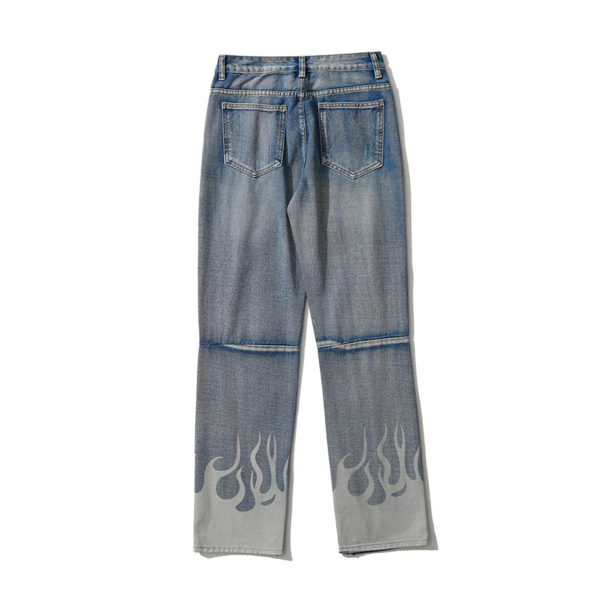 Men's Vintage Jeans 2023 New Ripped Holes Straight Denim Pants Streetwear Hip Hop Harajuku Jeans Trousers Street King Limited