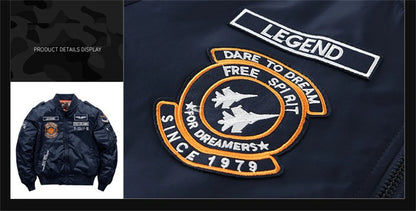 2023 hot bomber jacket mens air force ma 1 military baseball jacket plus size coat thick cargo jacket men clothing unique cargo style 5546