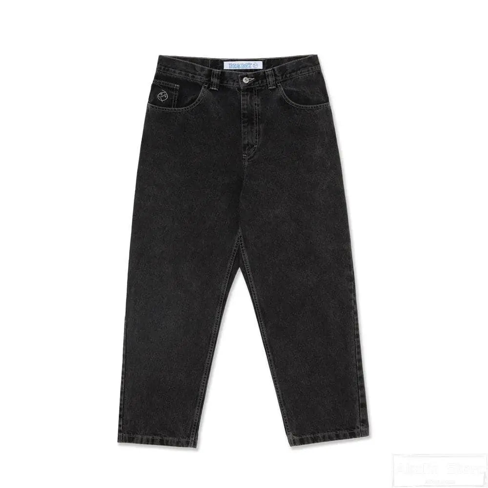 y2k gothic polar big boy baggy jeans cartoon embroidery streetwear mens womens fashion denim pants hot sell wide leg trouser vintage washed jeans