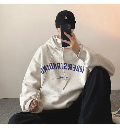 Autumn Men's Letter Design Printed Pullovers Hoodies Y2K Vintage Streetwear Hoody Sweatshirts Casual Fleece Oversize Hoodie Street King Limited