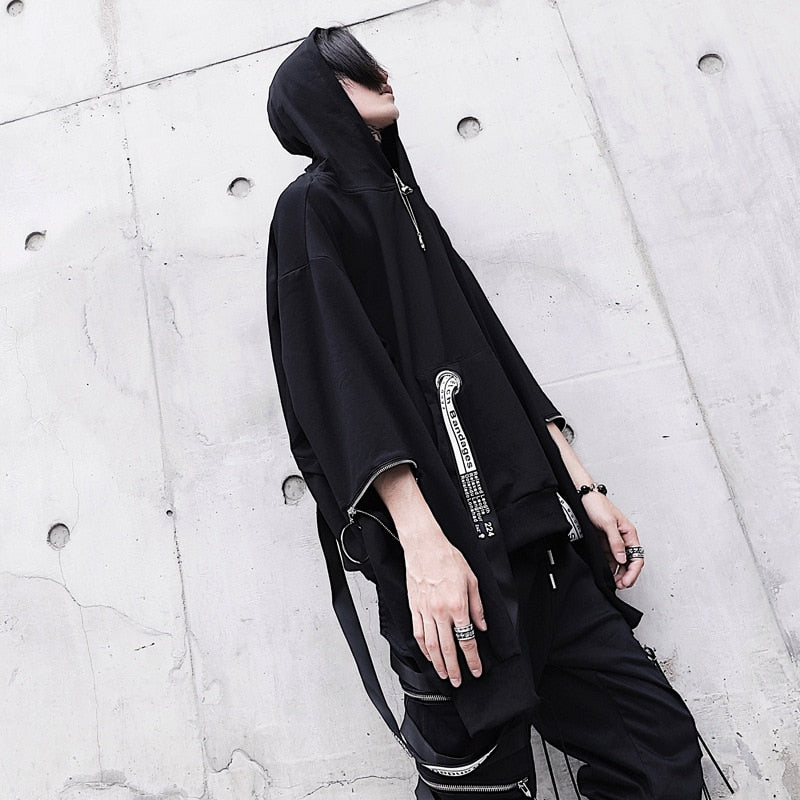 "Draped" Unisex Men Women Streetwear Hooded Jacket Daulet Apparel